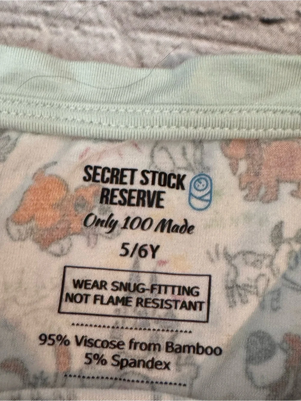 Secret Stock Reserve Disney Dogs Bamboo Pajama Set